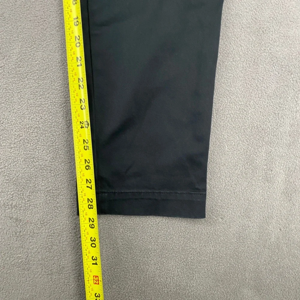 Banana Republic Aiden Slim Fit Chino Pants Black 30x30 Mens Stretch Trousers